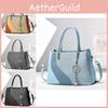 Trendy Color Block Women's Bag Stylish Pu Shoulder Crossbody Bag Ideal For Daily Use