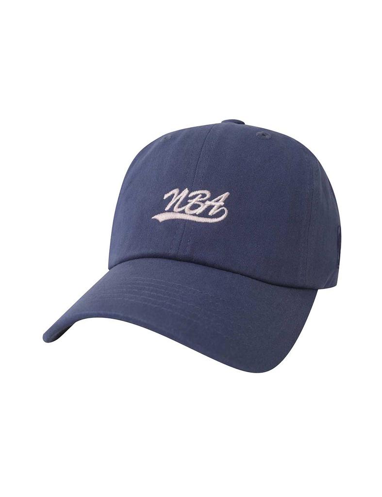 Enbiei Logo Embroidered Cursive Soft Ball Cap Blue