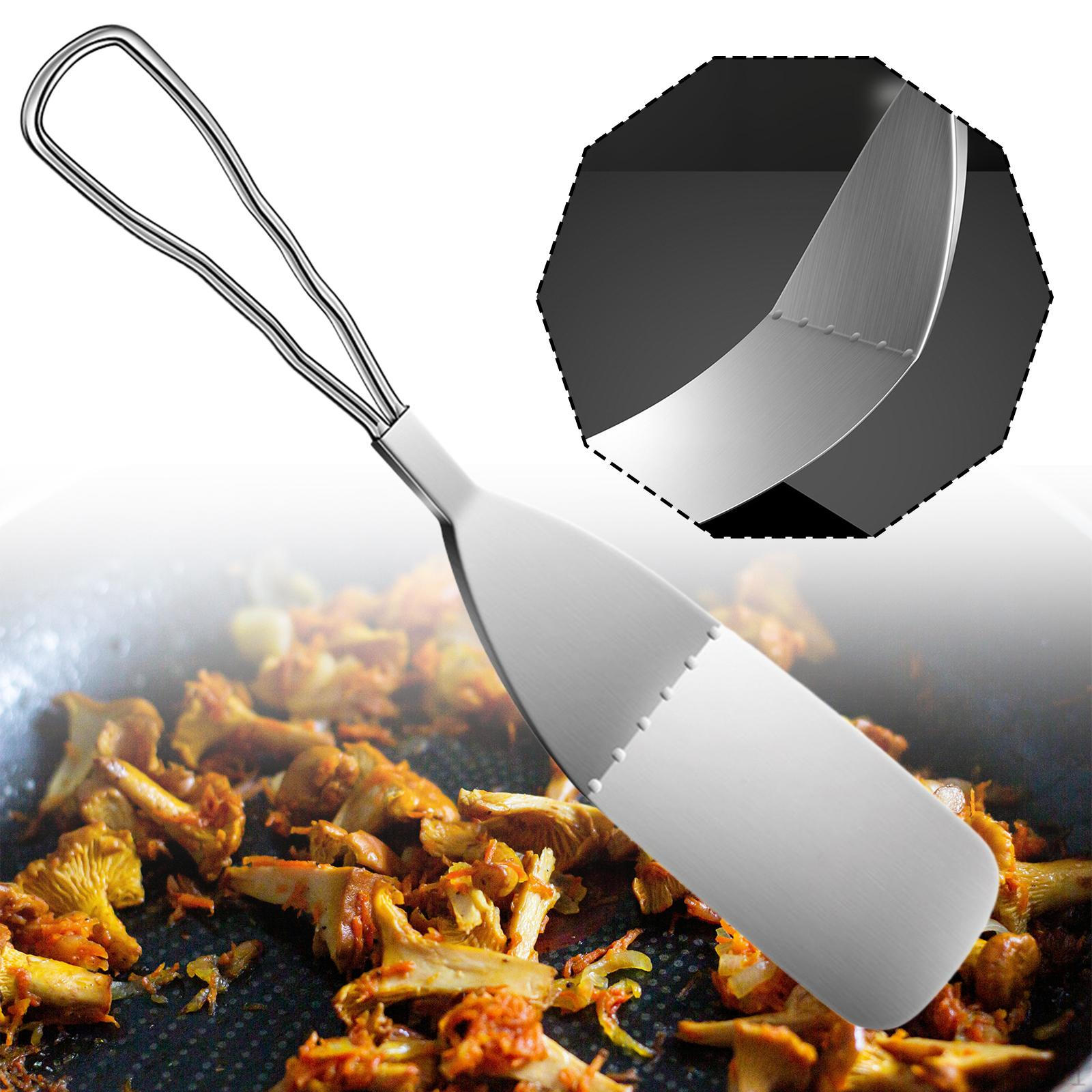 

Маленькая лопатка 29,5 см Эргономичная ручка Переворачивание Нержавеющая сталь Сервировка для бургера гамбургера