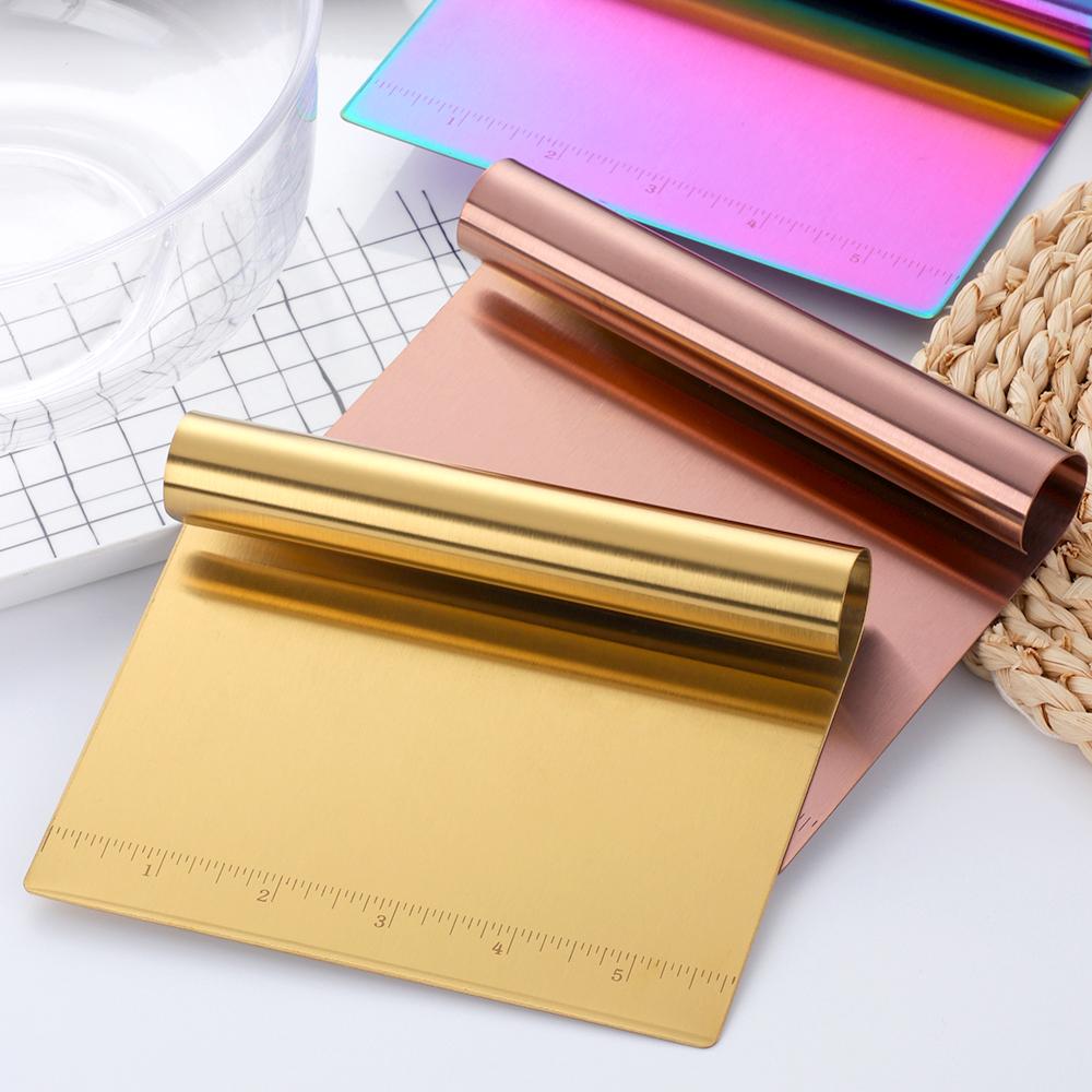 Škrabka z nerezové oceli na těsto, kráječ na dorty, nůž na těsto, škrabka na pizzu, dekorační nástroj, kuchyňské doplňky, pečení