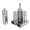 Spice Shaker 304 Stainless Steel with Viewing Window Pepper Shaker for Restaurant Home BBQ Salt 4