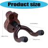 Guitar Wall Mount Hanger Guitar Hanger Wall Hook Holder Stand Display with Screws Easy To Install for Banjo,Mandolin