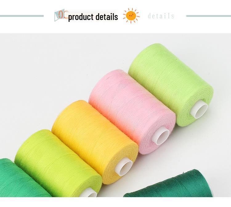 DIY Sewing Thread Set: 42 Colorful Polyester Spools, 1000 Yards Each