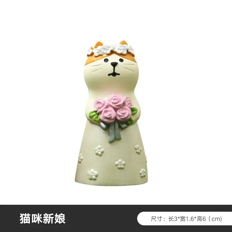 Scene Decoration Wedding Ceremony Series Bookshelf Decorationt Collectible Home Decoration Garden Resin Craft DIY Ornaments