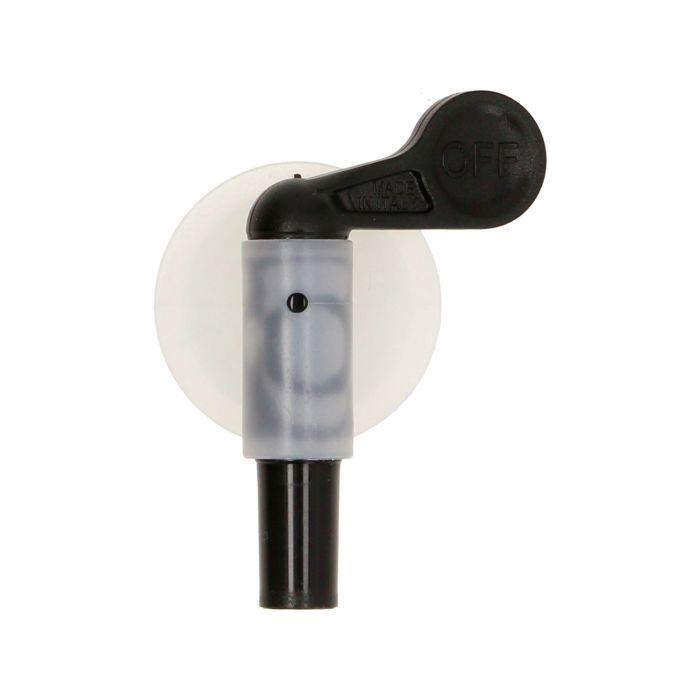 Robinet de vidange en PVC - ICH-ZAPFE.DE - Levier ergonomique - Diamètre 25mm - Épaisseur max 10mm