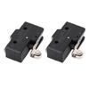 2 Pcs Micro Limit Switch 160OF 42RF 2.7PT 2.4OT 0.5MD 30.2OP 32.5FP NO NC Roller Lever Limit Switch 250VAC