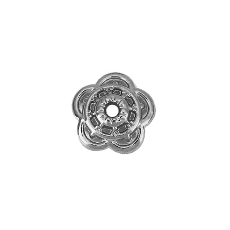 10pcs Stainless Steel Beads Caps Covers Earrings Making PVD Never Fade 6 8 Mm End Spacer Beads For DIY Necklace Jewelry Findings