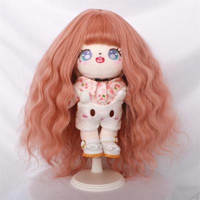 20cm Baumwollpuppenperücke, Haarteil, Zubehör, Süße Handwerksteile herstellen Hochtemperaturseide