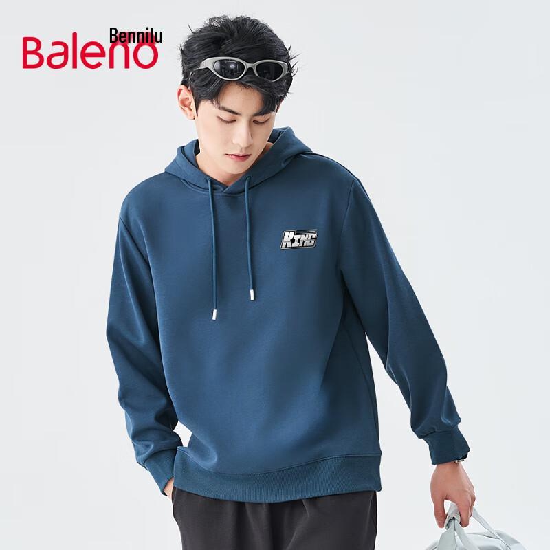 Baleno Men's Retro American Style Hooded Sweatshirt