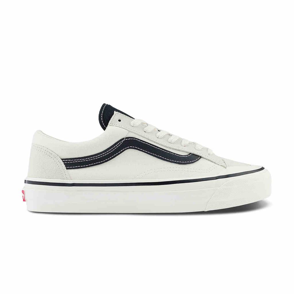 Vans Old Skool Reissue 136 Comfortable Low-Top Skate Shoes Unisex Sneakers White Black VN000MT6KIG
