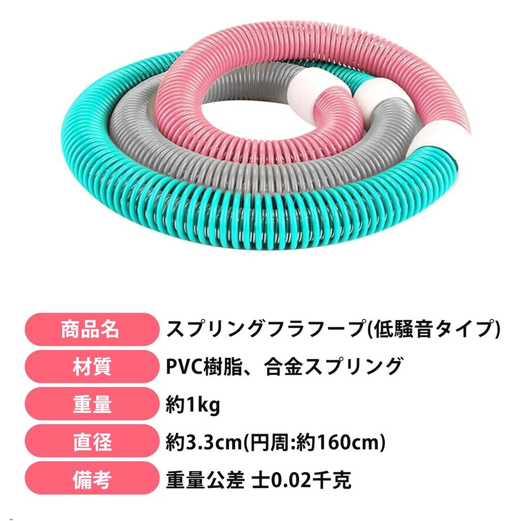 AUTAKI Hula Hoop for Weight 1kg Standard Adult Size and Chest Heavy Weight Loss Hula Fat Soft Spring Hula Foldable PVC Weighted Hula Easy Quiet