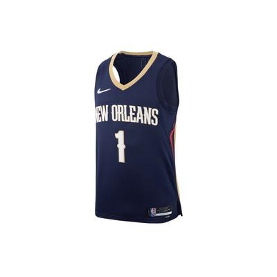 NBA Retro Zion Williamson Nr.. 1 Trikot - New Orleans Pelicans Fan Edition Herren Trikots Blau DB3581-419