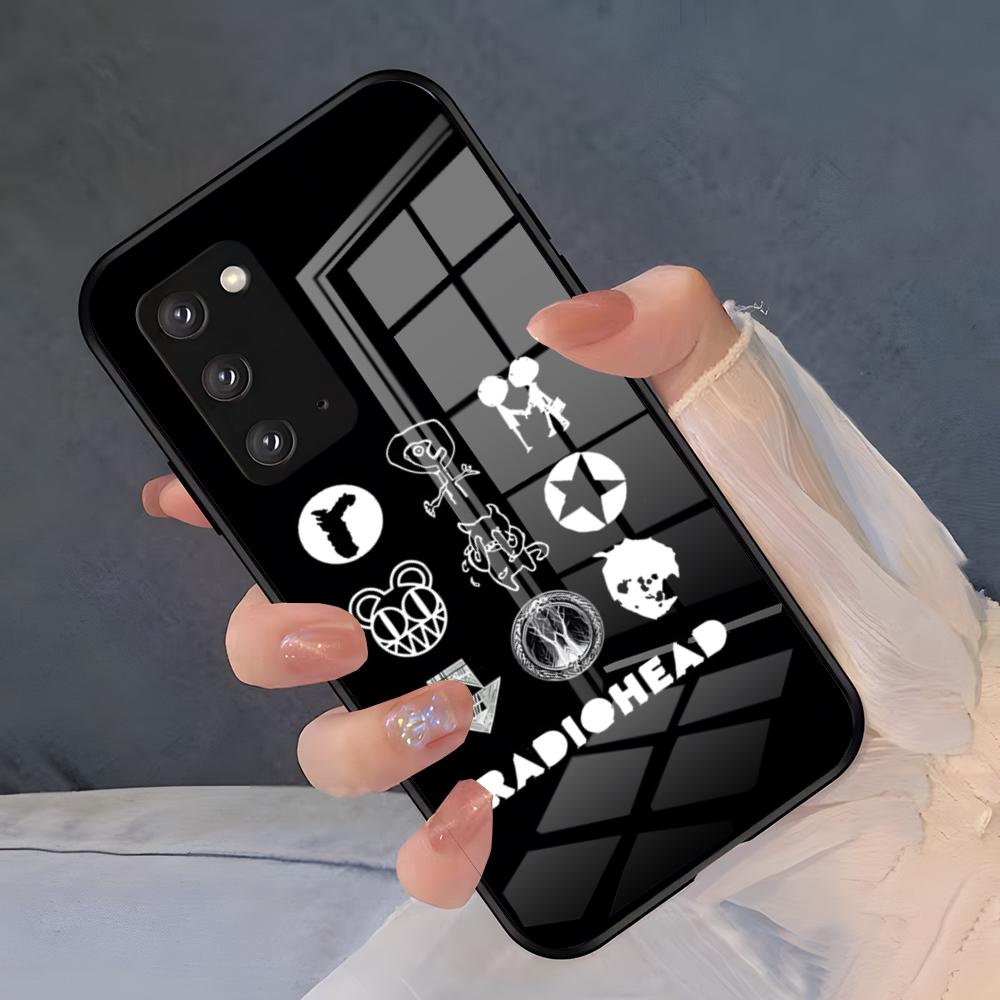 R-Radiohead Band Phone Case For Samsung S26 S25 Plus S20 S20 Plus S22 Ultra S23 FE S21 Plus S21 Ultra Glass Cover