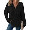 Women S Knitted Hoodie Long Sleeve Pullover Casual Sweatshirt
