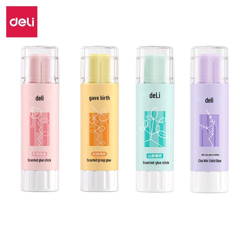 Deli 9g Aromatic PVP Glue Sticks (8-pack)