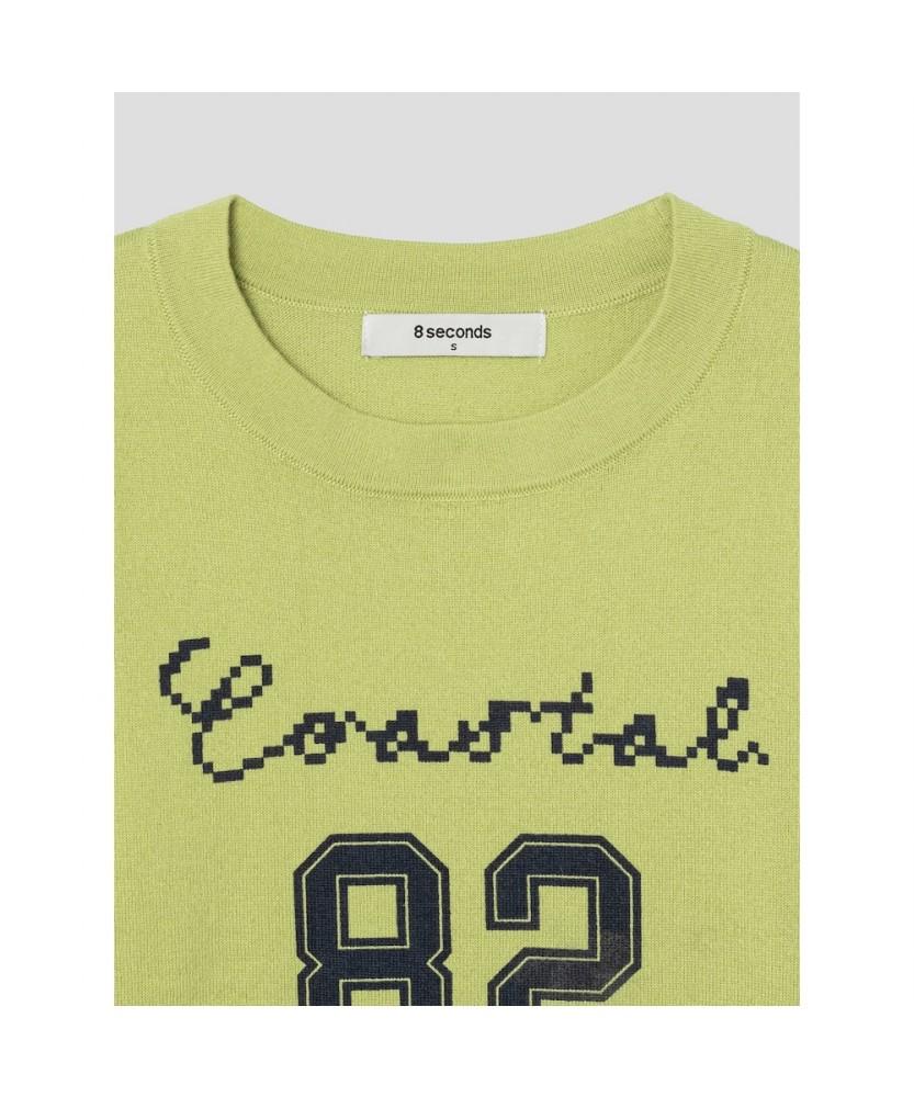 8SECONDS Lettering Short Sleeve Pullover Olive