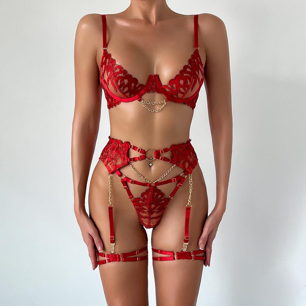 Sexy Lingerie Love Temptation Slim Four-Piece Set