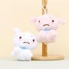 Adorable Plush Shinchan Dog Keychain Cute Fluffy Stuffed Animal Toy Doll Wholesale