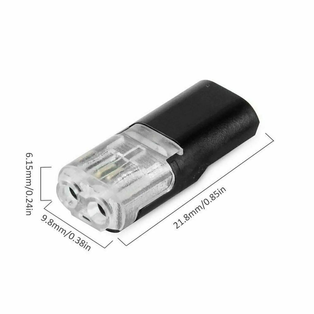 Connettore Filo Spina Impermeabile a 2 Poli Connettori a Scatto per Fili Elettrici Auto Connessione Terminale a Striscia Vendita all'Ingrosso