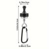 1pc Strong Magnetic Suspension Hooks, Tent Canopy Fixer Suspension Buckle, Camping Light Hooks, Outdoor Camping Essentials