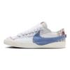 Nike Baskets Homme Blazer Low 77 Jumbo Denim Swoosh Blanc Bleu-Whisper Voile FJ7741-141