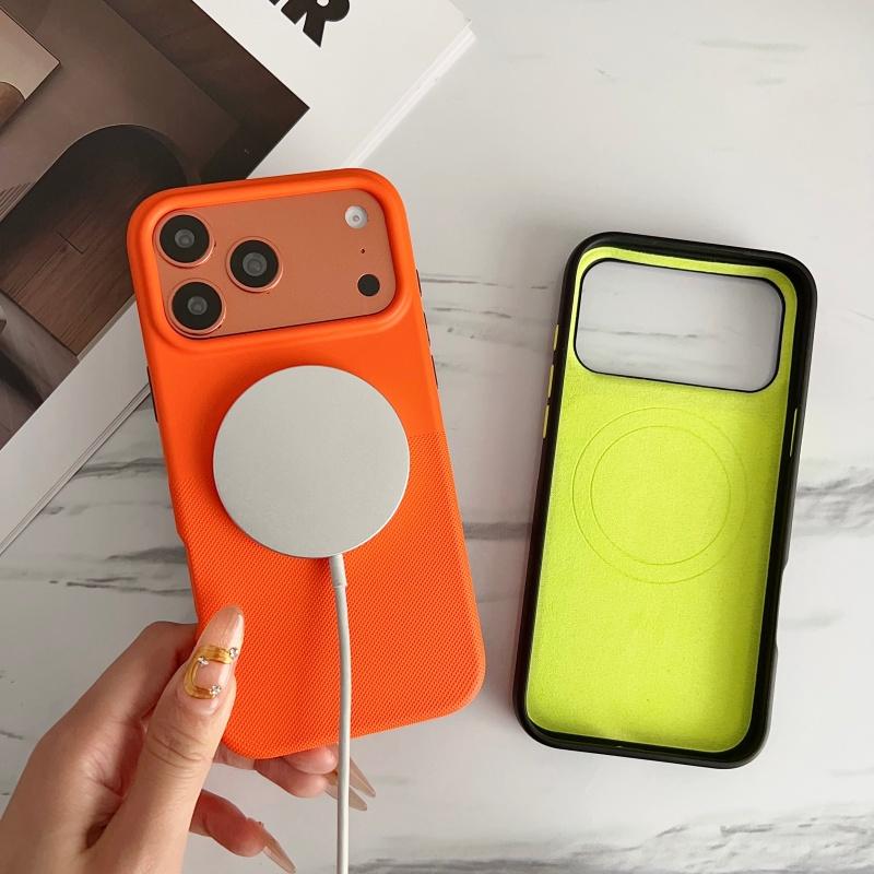 Official Dotted Shell Magnetic Wireless Charging Case for iPhone 17 Air 16 15 14 13 Pro Max Shockproof Matte Protective Cover