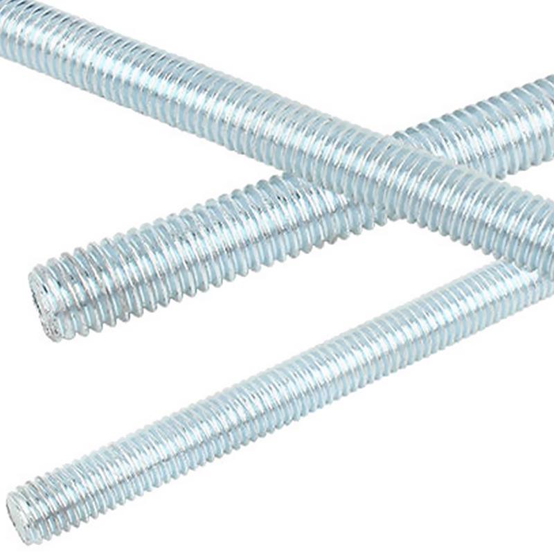 8.8 Grade Zinc-Plated Blue/White Full Thread Rod, 1m (Available In M8, M10, M12, M14, M16, M18)