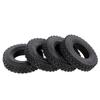 4Pcs 85mm Rubber Tyres Wheel Tires 20mm Width with Sponge Compatible for 1:14  Tractor Trucks RC Car