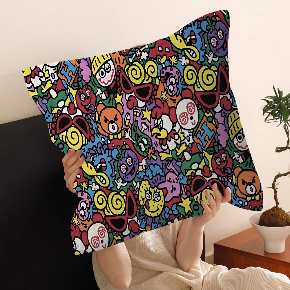 Japan Fashion H-Hysteric M-Mini Cushion Cover Decorative Pillow Sofa Home Decor Case Pillow Cases