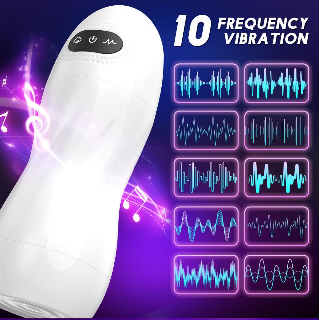 Automatic Masturbator for Men Vagina Heated Masturbation Cup Sucking Oral Blowjob Machine Pussy Male Sex Toys  Adult Supplies 18