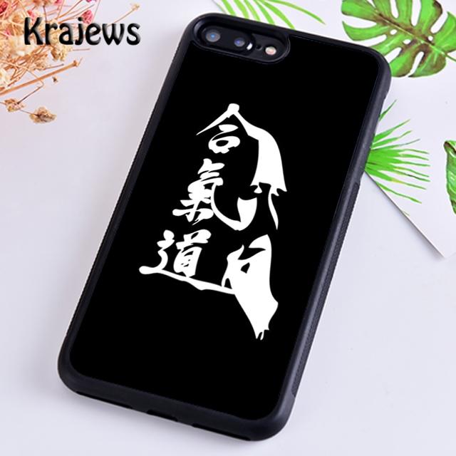 

Krajews Japan Martial Aikido Phone Case Cover For iPhone 17 Air 16 15 14 plus 12 13 pro max coque iPhone 17pro max