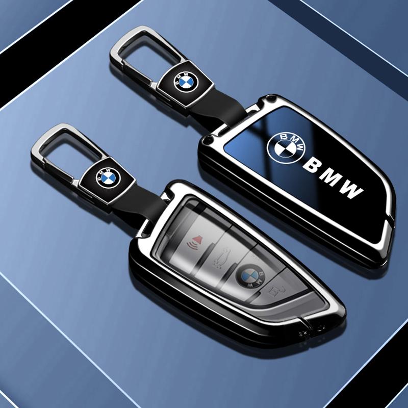 Gorący 2025 Stop cynku Pokrowiec na obudowę kluczyka samochodowego do BMW X1 X3 X5 X6 X7 Seria 1 3 5 6 7 G20 G30 G11 F15 F16 G01 G02 F48 Akcesoria samochodowe