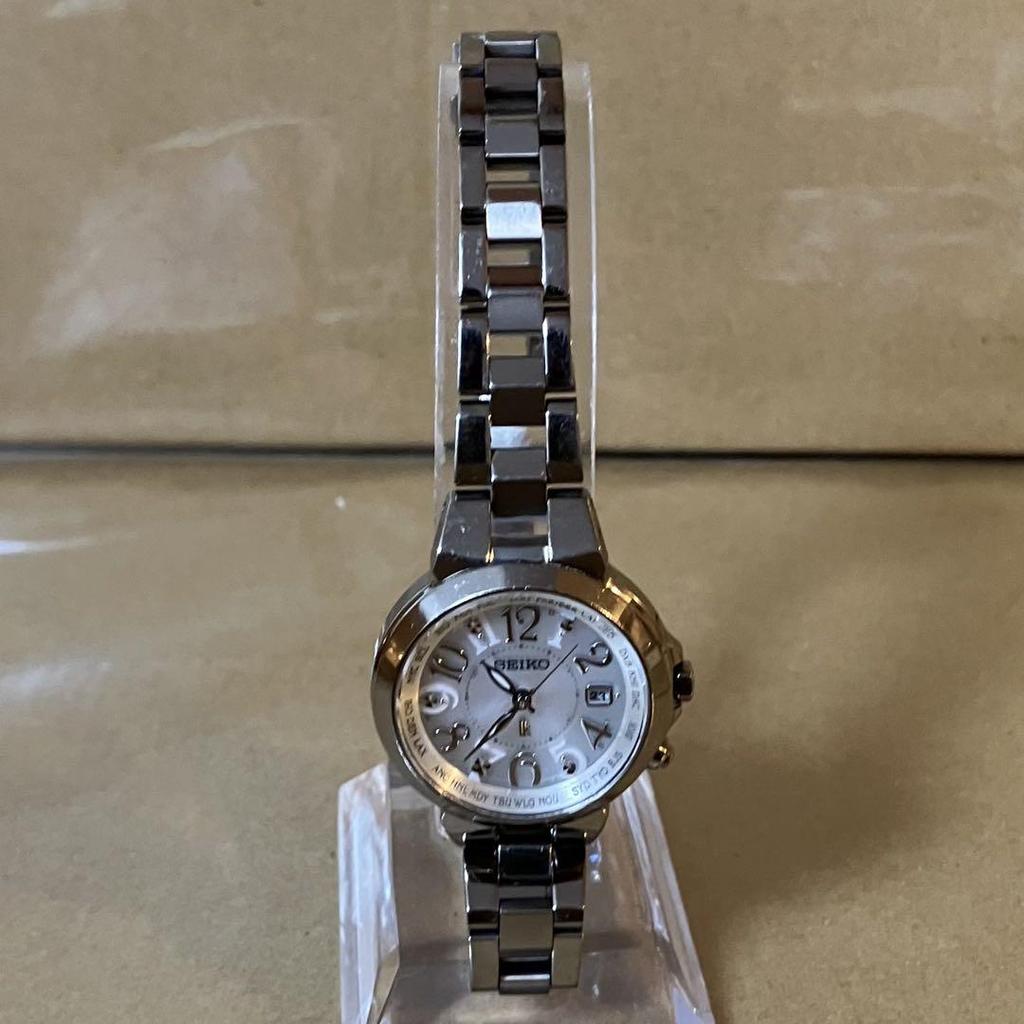 [USED] Seiko Rukia Women's Watch, Working Radio-Controlled, Solar, 1B25