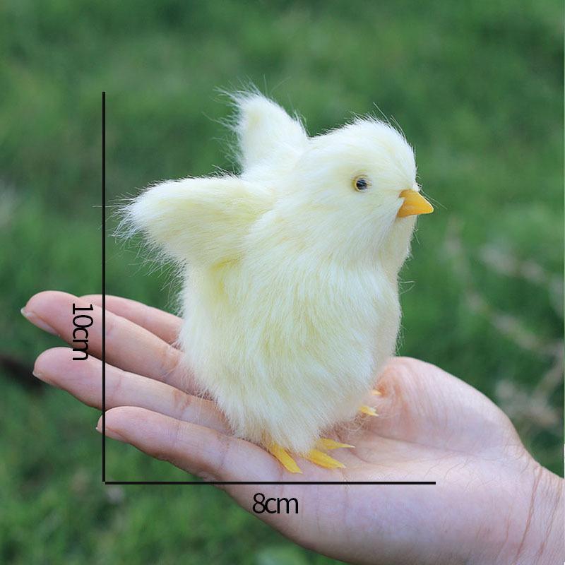 Realistic Chick Decoration Animal Doll Simulation Chick For Children Cognition Chicken Model Soft Plush Toy Gift