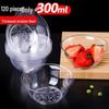 Youao 300ml Disposable Plastic Bowls, 120 Pack