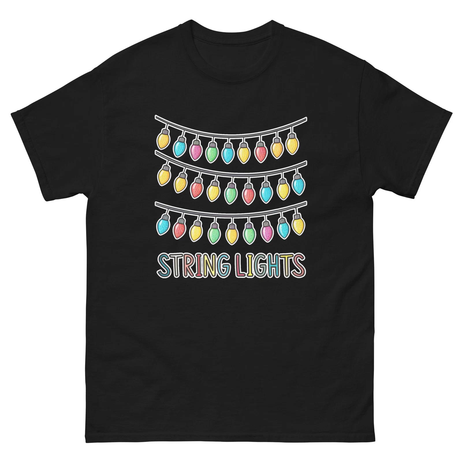 

String Lights Party Supplies Items Birthday Event T-Shirt 4XL
