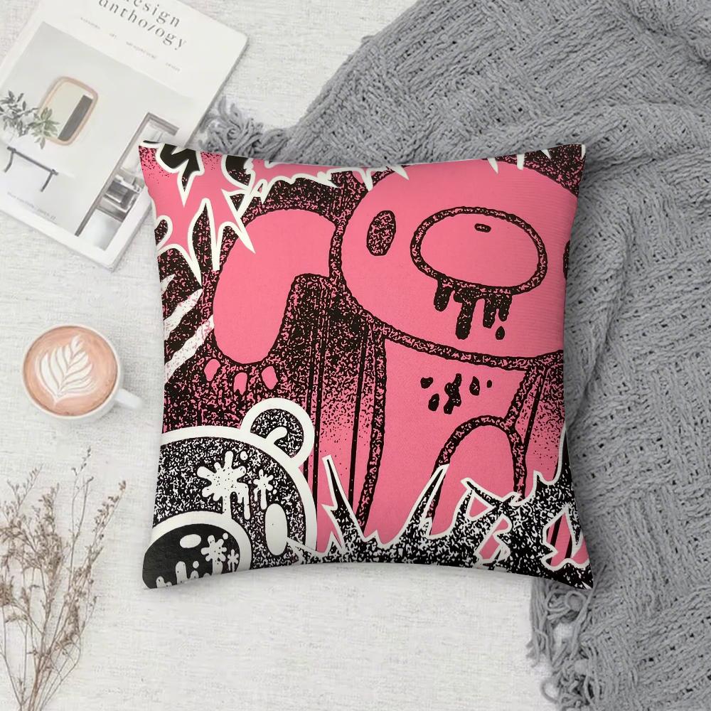 

Fashion G-Gloomy Bear Cute Pillow Case Cover Square Sofa with for pattern comfortable cushionsuitable of room 12x12Inch