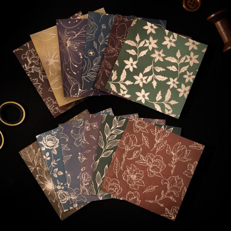 Ketchup Girl Floral Vellum Hot Stamping Journal Decoration Series