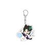55MM Anime Genshin Impact Keychain xiao  Key Chain Acrylic Model Plate Christmas Gifts