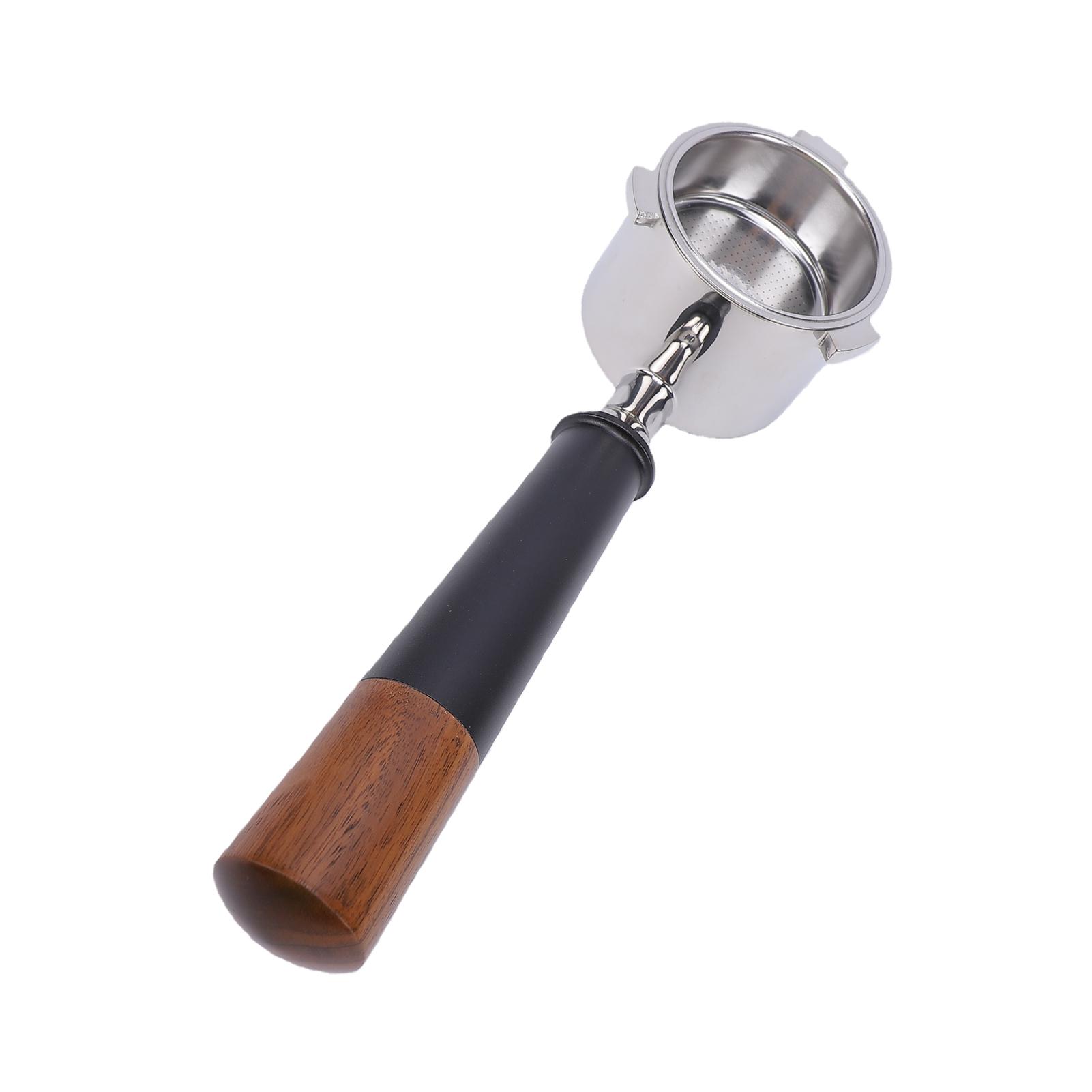 Portafiltre à Café 51mm Compatible avec les Machines à Café De Longhi Série 9 Portafiltre Sans Fond à 3 Oreilles