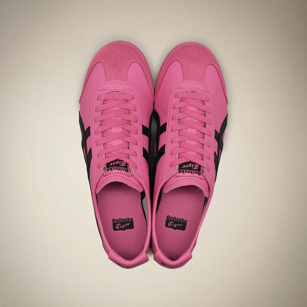 ONITSUKA TIGER Mexico 66 Dragon Fruit Black Unisex Sneakers Pink 1183C102-701