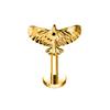 ASTM F136 G23 Titanium 16G Snake Bee Drop Butterfly Internal Thread Labret Piercing Scorpion Flower Cross Daith Conch Earring