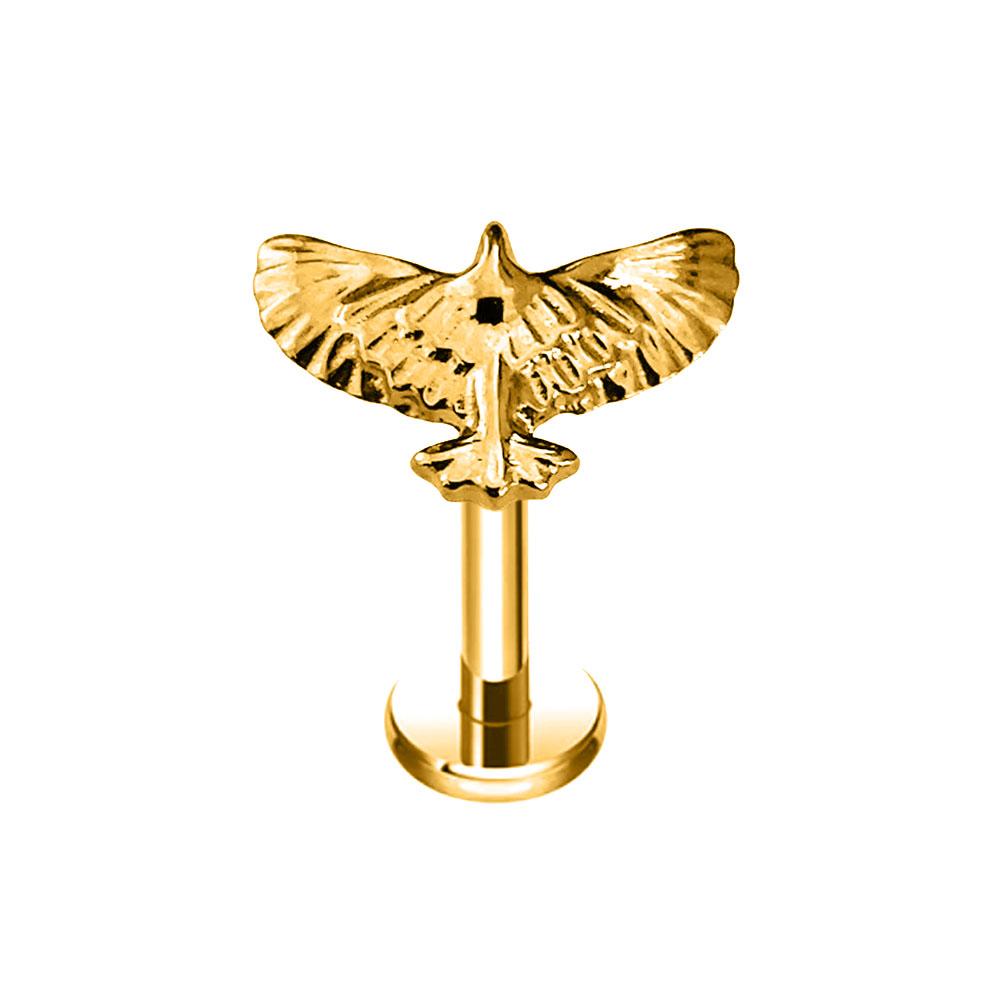 ASTM F136 G23 Titanium 16G Snake Bee Drop Butterfly Internal Thread Labret Piercing Scorpion Flower Cross Daith Conch Earring