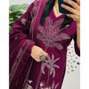 Women Bollywood Kurta Pant Dupatta Set Designer Top Tunic Kurti Salwar Suit VF-20260a