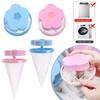1PC Household Washing Machine Floating Object Filter Mesh Bag Filter Hair Remover Stain Remover Flower Shaped Washing Ball