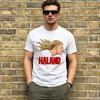 Lustige Haaland 9 T-Shirts für Unisex O-Ausschnitt 100% Baumwolle T-Shirt Kurzarm T-Shirt Geschenkidee Oberteile