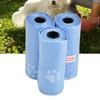 20 Rolls Garbage Clean Up Heart Bag Pet Dog Cat Waste Poop Pick Up Bag Black