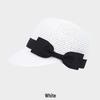 Women's Japanese-Style Casual Straw Fedora with Bowknot—Ideal for Sunshade and Beach Outings.