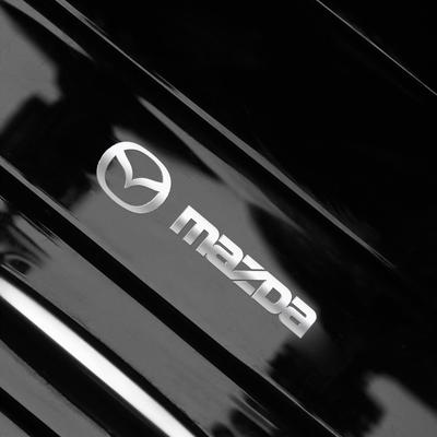 Auto Metall Emblem Scheibenwischer Aufkleber Reflektierende Dekor Aufkleber für Mazda 2 Mazda 3 MS Mazda 6 CX-5 CX3 Zubehör
