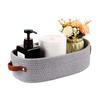 Small Storage Basket with Handle Small Woven Basket Pets Decorative Shelf Organizer Home Office Mini